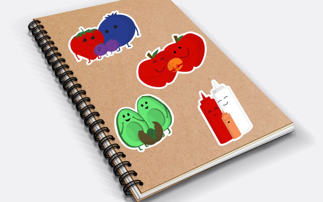 Food Family Stickers