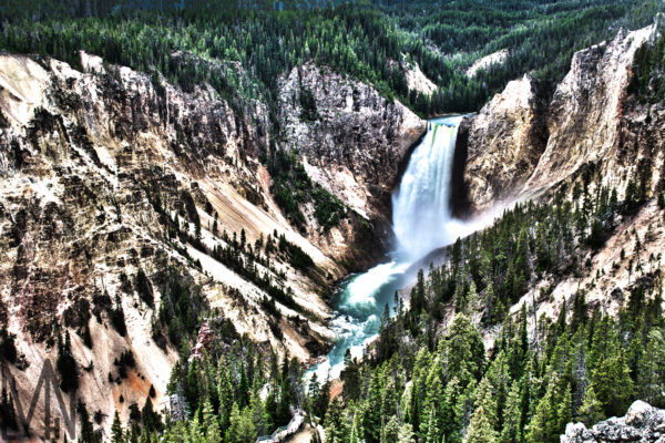 Meghan Nelson Yellowstone Canyon Waterfall HDR Personal Style Project