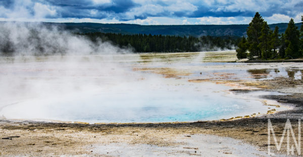 Meghan Nelson Yellowstone Hot Pool Blue Steam Personal Style Project